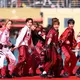 Melihat pesona menyala BTS gebrak panggung FIFA World Cup 2026 Halftime Show (Photo by Carl Recine / GETTY IMAGES NORTH AMERICA / Getty Images via AFP)