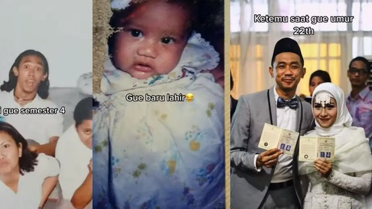 Viral Wanita Ini Baru Lahir saat Sang Suami Masuk Kuliah, Terpaut 18 Tahun