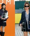 Jisoo BLACKPINK dan Vanesha Prescilla hadiri show Tommy Hilfiger di New York Fashion Week. [@sooyaaa__ @vaneshaass]