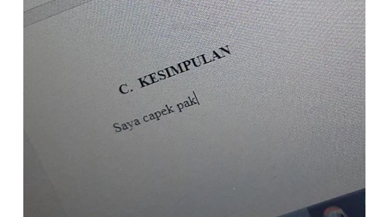 6 Kesimpulan Skripsi Mahasiswa Ini Nyeleneh Banget, Bikin Meringis