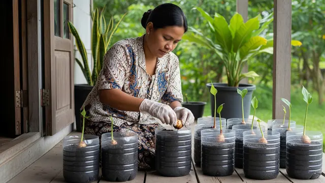 Cara Tanam Garut di Galon Bekas agar Berumbi Besar, Ini 6 Langkah Praktisnya