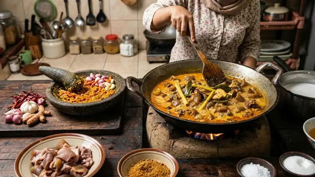 Resep Gulai Kaki Sapi (AI Generated)