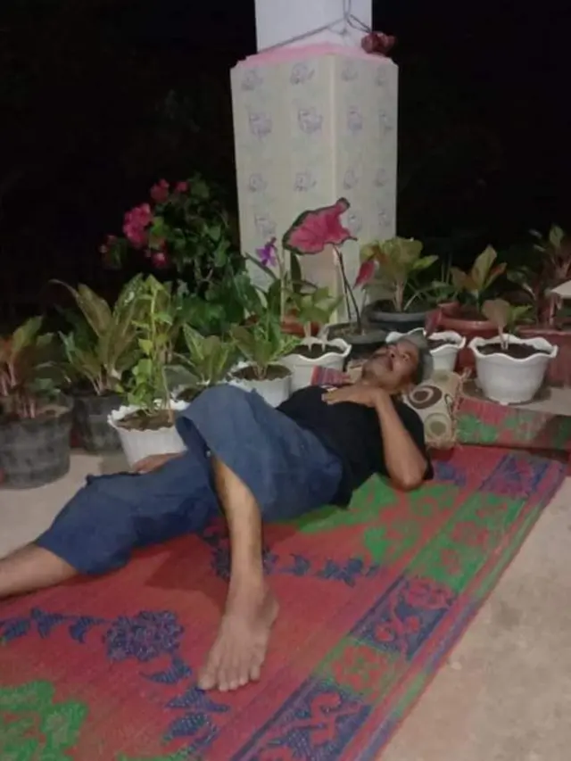 Agar Tanaman Hias Tak Dicuri, Berikut 3 Potret Pria Tidur Bersama Tanaman Miliknya
