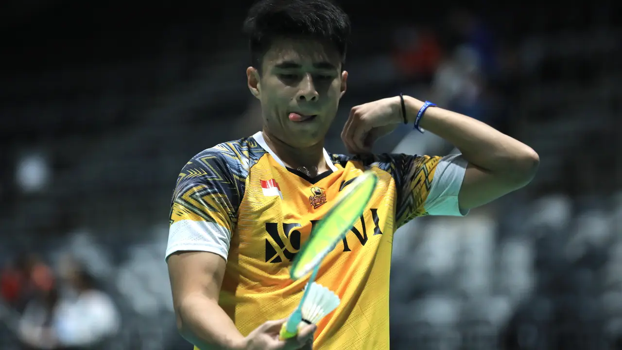 Ikhsan Leonardo Imanuel Rumbay - Australia Open 2022 - Bulu Tangkis