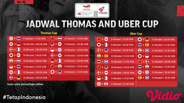 Piala thomas 2021 malaysia