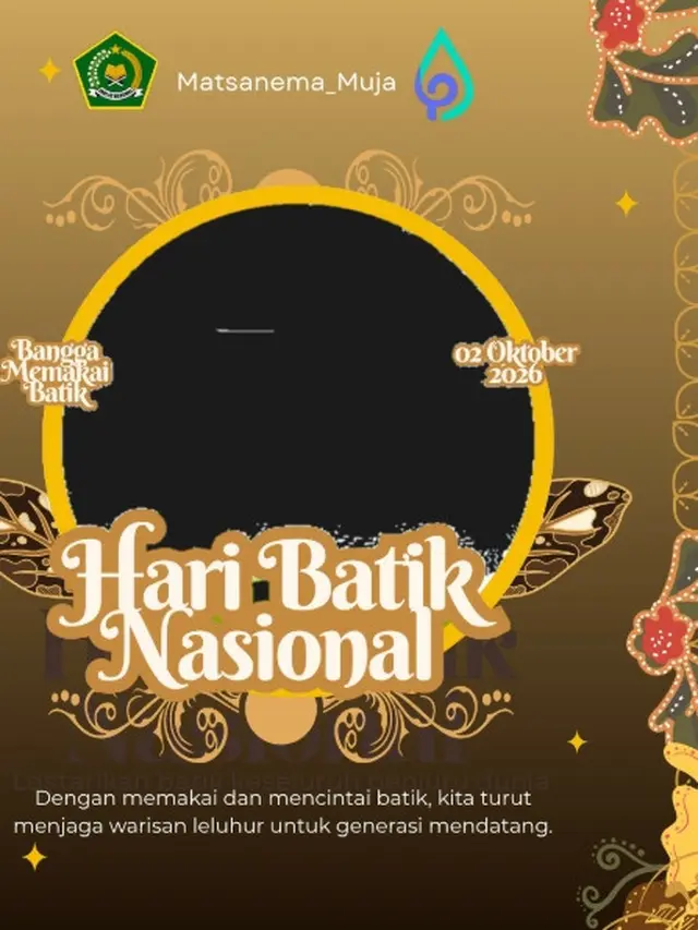 Twibbon Hari Batik 2026 (twibbonize/Amar)