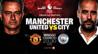 Manchester United vs Manchester City (Liputan6.com/Abdillah)