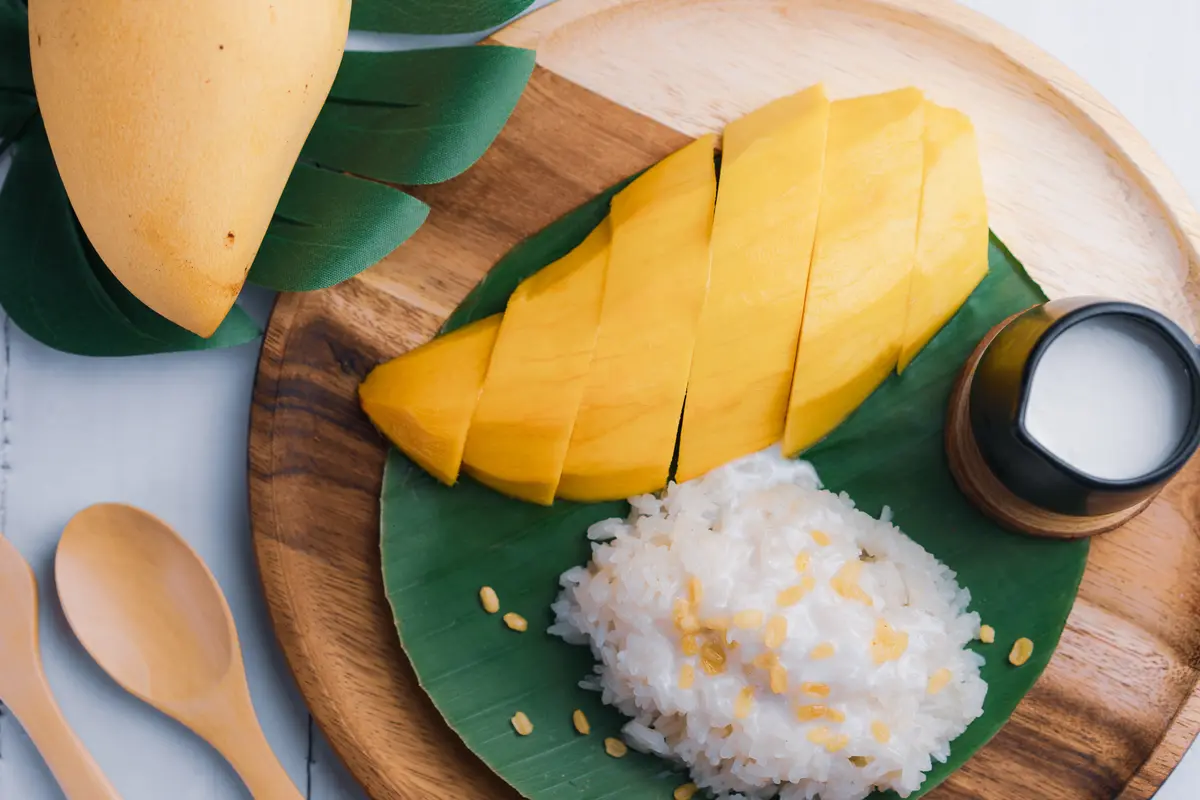 resep mango sticky rice thailand