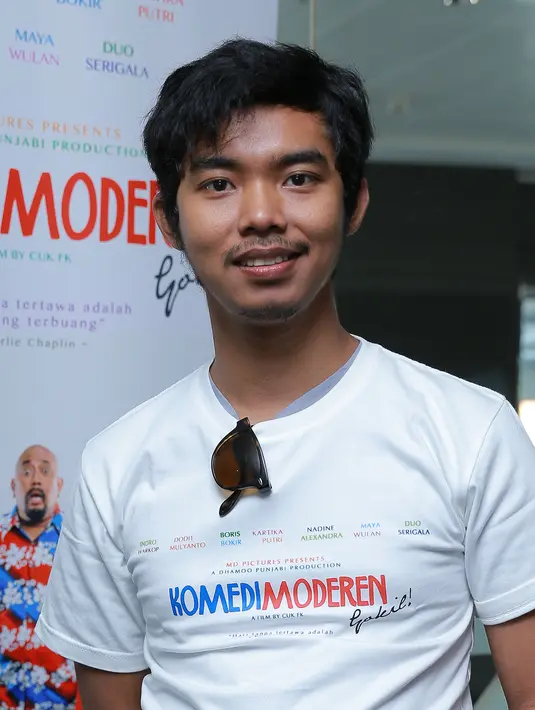 Dalam film yang juga dibintangi oleh Indro Warkop ini Dodit Mulyanto berperan sebagai Dodit, pria yang mengadu nasib di ibukota bersama temannya. (Galih W. Satria/Bintang.com)