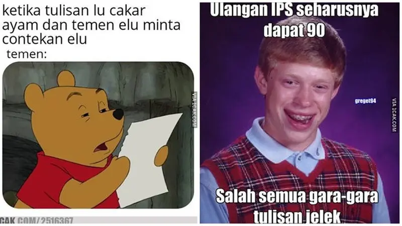 Meme Lucu Tulisan Jelek Ini Bikin Senyum-senyum Sendiri