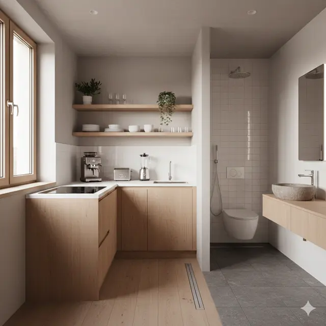 Model Dapur Minimalis dan Kamar Mandi