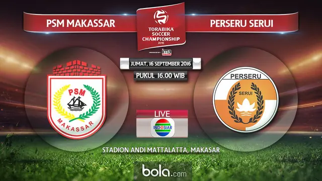 PSM Makassar Vs Perseru Serui (Bola.com/Adreanus Titus)