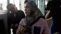 Lia Tri Tirta Sari, istri Muhtar Ependy (orang dekat mantan Ketua Mahkamah Konstitusi Akil Mochtar) diperiksa KPK di Gedung KPK, Jakarta, Jumat (24/10/2014) (Liputan6.com/Johan Tallo) 