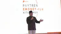 Menpora Imam Nahrawi saat peluncuran PayTren dan e-money di Pondok Pesantren Tahfidz Daarul Qur'an, Tangerang,