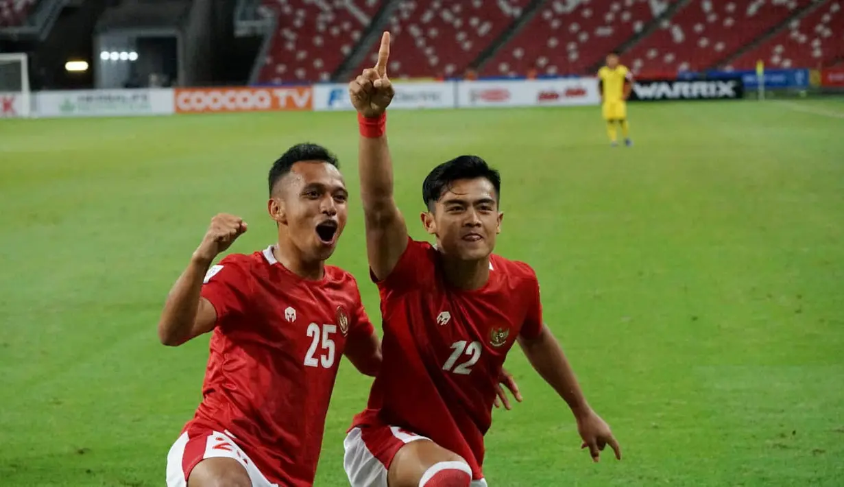 Timnas Indonesia berhasil melumat Malaysia dengan skor meyakinkan 4-1 dan memastikan diri melangkah ke semifinal Piala AFF 2020. Berikut enam pemain timnas Indonesia yang tampil memukau di laga tersebut.