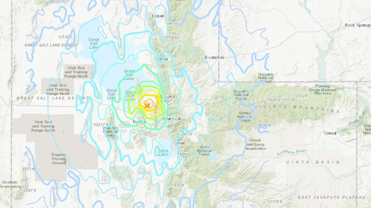 Peta Intensitas Gempa Interaktif - United State Geological Survey (utah.gov)