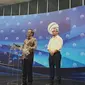 Plt Menkominfo Mahfud MD saat konferensi pers di Gedung Kominfo, Jakarta Pusat, Senin (22/5/2023). (Merdeka.com/
Lydia Fransisca)