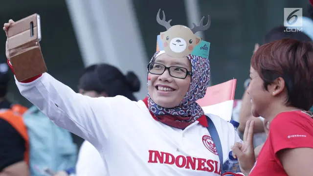 Suporter Berbagai Negara Menyatu di Stadion Utama GBK