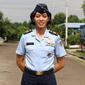 Kapten Penerbang Fariana Dewi Djakaria Putri adalah perempuan pertama yang menjadi penerbang helikopter di TNI AU. (Liputan6.com/Gempur M Surya)