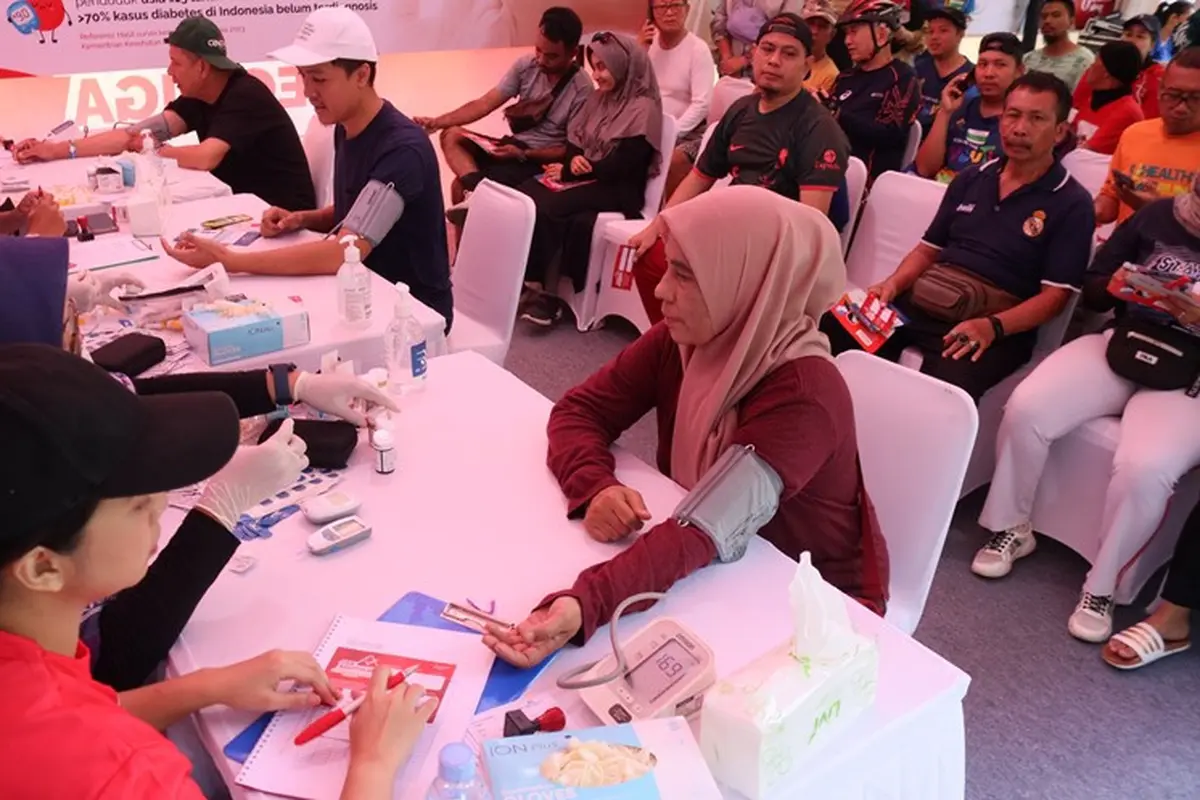Dukung Upaya Promotif dan Preventif dengan Menggelar Cek Segitiga dan Konsultasi Gratis Hipertensi, Kolesterol dan Diabetes