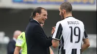 Leonardo Bonucci kerap berselisih dengan Massimiliano Allegri.