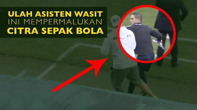 Video asisten wasit di Republik Ceska ini sangat mempermalukan citra sepak bola dunia karena mereka masih di bawah pengaruh alkohol saat memimpin pertandingan Slavia Prague vs FK Pribram.