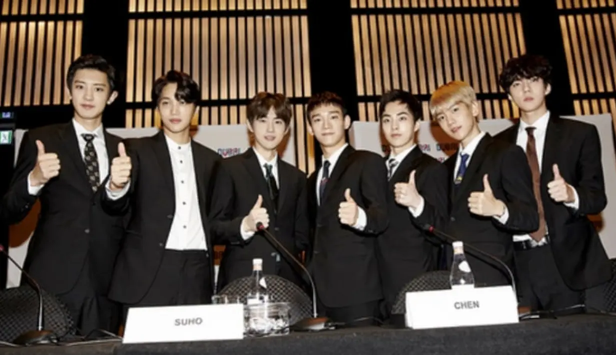 "Sekarang EXO bsa melakukan hal tersebut, ini benar-benar luar biasa. Kuraas aku akan menangis setelah tampil," lanjutnya. (Foto: Soompi.com)