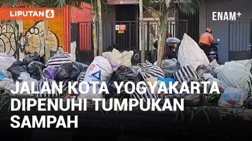VIDEO: Tumpukan Sampah Liar Penuhi Jalan Kota Yogyakarta