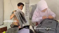 Viral Guru Muda Bagi-Bagi Tas ke Murid yang Membutuhkan, Sukses Bikin Warganet Menangis (Tangkapan Layar Instagram/taufanoz)
