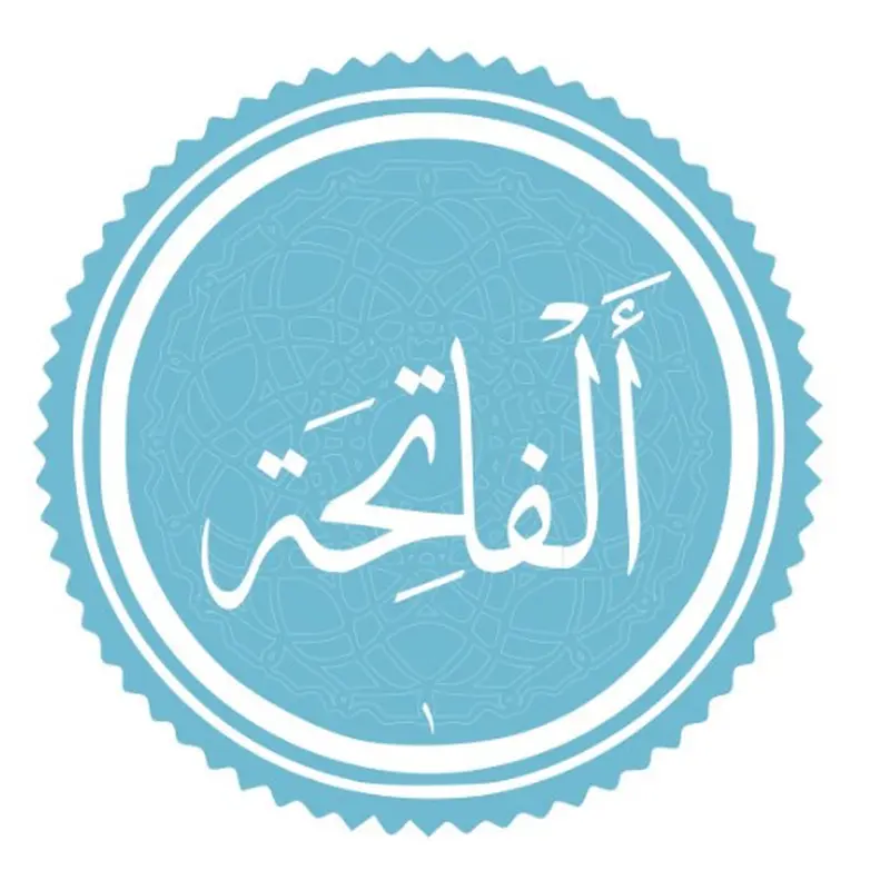 kaligrafi nama surat al fatihah
