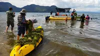 Lentera Pertiwi Sumatera mengumpulkan sejumlah kayaker Sumatera Utara (Sumut) untuk ikut berkontribusi terhadap bumi