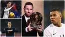 Lionel Messi kembali terpilih sebagai pemenang Ballon d'Or 2019, Messi akhirnya melewati pencapaian Cristiano Ronaldo usai mengumpulkan suara terbanyak pada pemilihan tahun ini. Berikut 10 pemain dengan voting tertinggi di ajang Ballon d'Or 2019. (Kolase foto AFP)