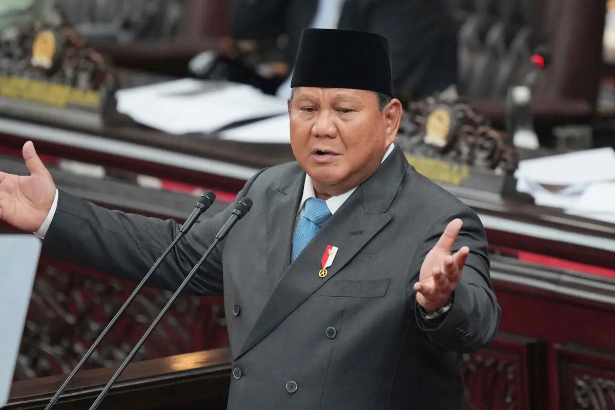 Momen Presiden Prabowo Subianto Sampaikan Pidato pada Rapat Paripurna ke-19 DPR