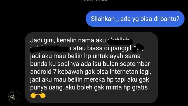 Chat Pembeli Nawar Harga Sadis ke Penjual, Bikin Ikut Kesal. (Sumber: Twitter/thepan_316)