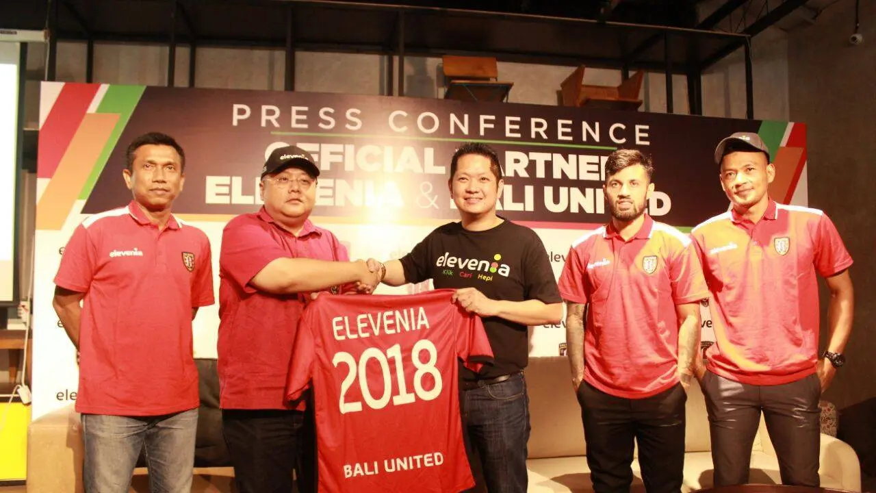 Elevenia resmi menjadi partner Bali United tahun ini.