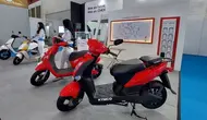 Motor listrik Kymco tampil di PEVS 2023. (Oto.com)