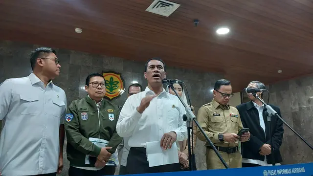Menteri Pertanian Andi Amran Sulaiman di Kantor Kementerian Pertanian, Senin (17/2/2025). (Foto: Liputan6.com/Arief RH)