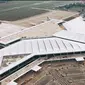 Terminal baru Bandara Internasional Syamsudin Noor di Banjarmasin. (Liputan6.com/Ilyas Istianur Praditya)
