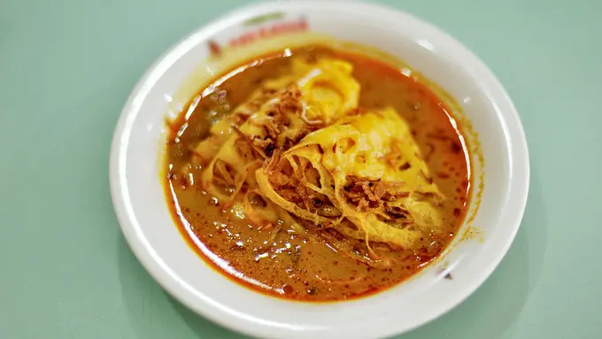 ragit Palembang roti jala kari