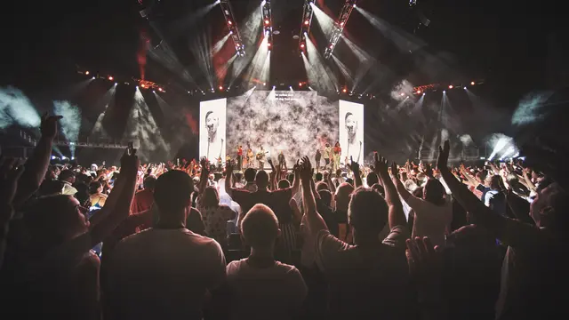 Dokumentasi konser Hillsong London. (Foto: Dok. Tim Color Asia Live)