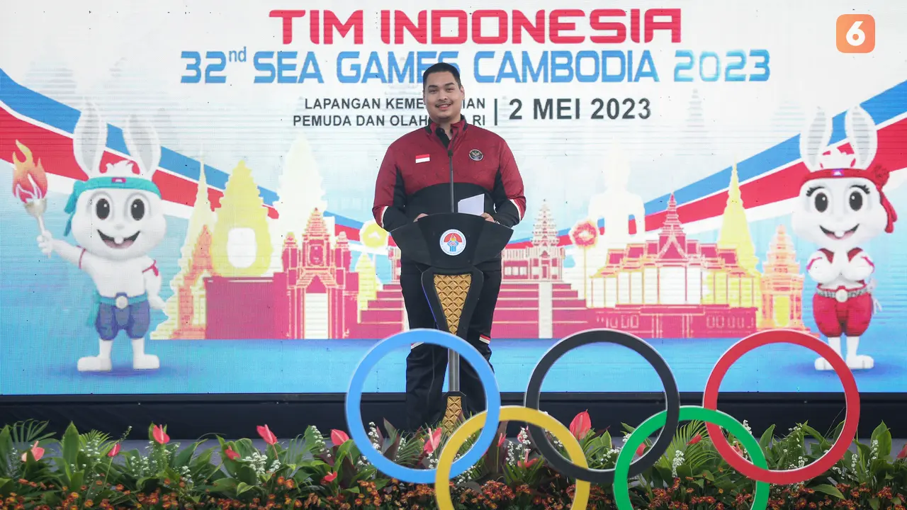 Foto: Menpora Dito Ariotedjo Kukuhkan Kontingen Indonesia untuk SEA Games 2023, Siap Berjaya di Perhelatan Akbar Olahraga Asia Tenggara