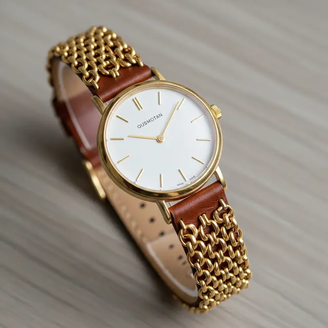 9 Model Gelang Emas Jam Tangan untuk Tangan Kurus, Tampil Elegan