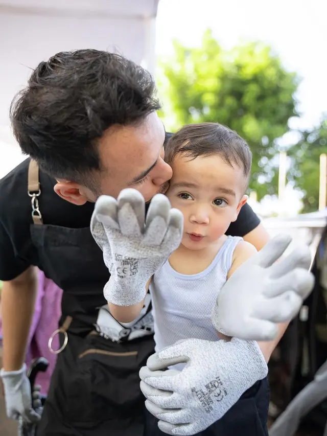 6 Potret Cipung Kurban Sapi 1,1 Ton Pakai Uang Sendiri, Bayi dengan Endorse Termahal