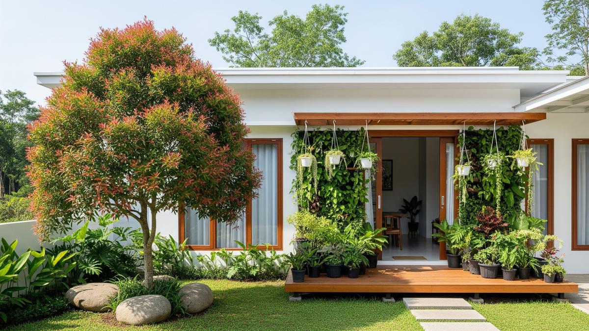 7 Warna Cat Depan Rumah yang Cocok untuk Konsep Japandi Tropis, Bikin Adem!