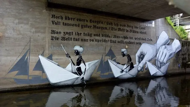 Lukisan 3 Dimensi di Karlsruhe, Jerman
