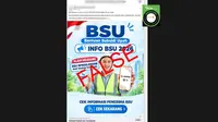 Cek Fakta: Tidak Benar Link Pendaftaran BSU Periode September 2026 Via Telegram