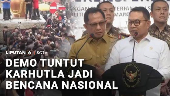 Demo Desak Pemerintah Tetapkan Karhutla sebagai Bencana Nasional