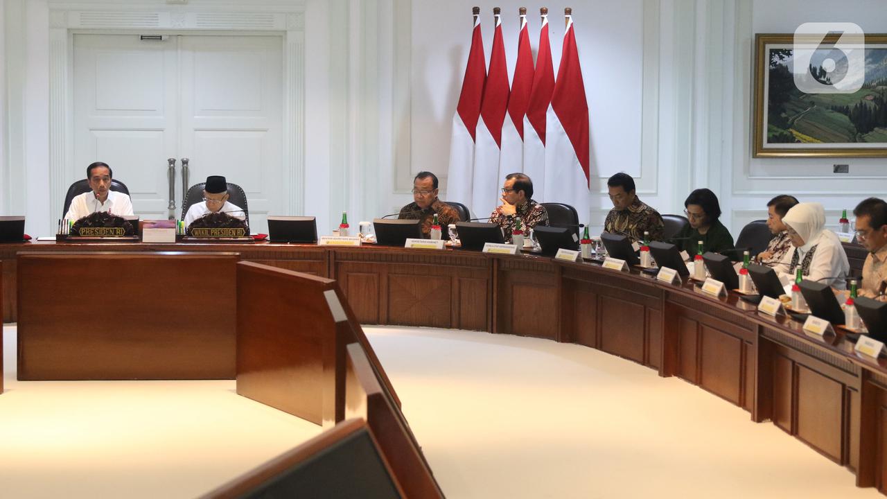 Jokowi Pimpin Rapat Terbatas