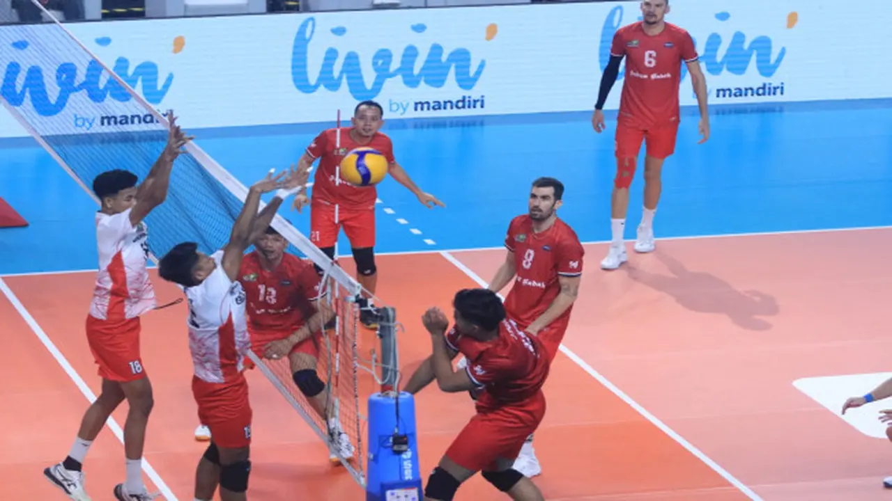 PLN Mobile Proliga 2024 : Kudus Sukun Badak Menang Lagi atas Garuda Jaya
