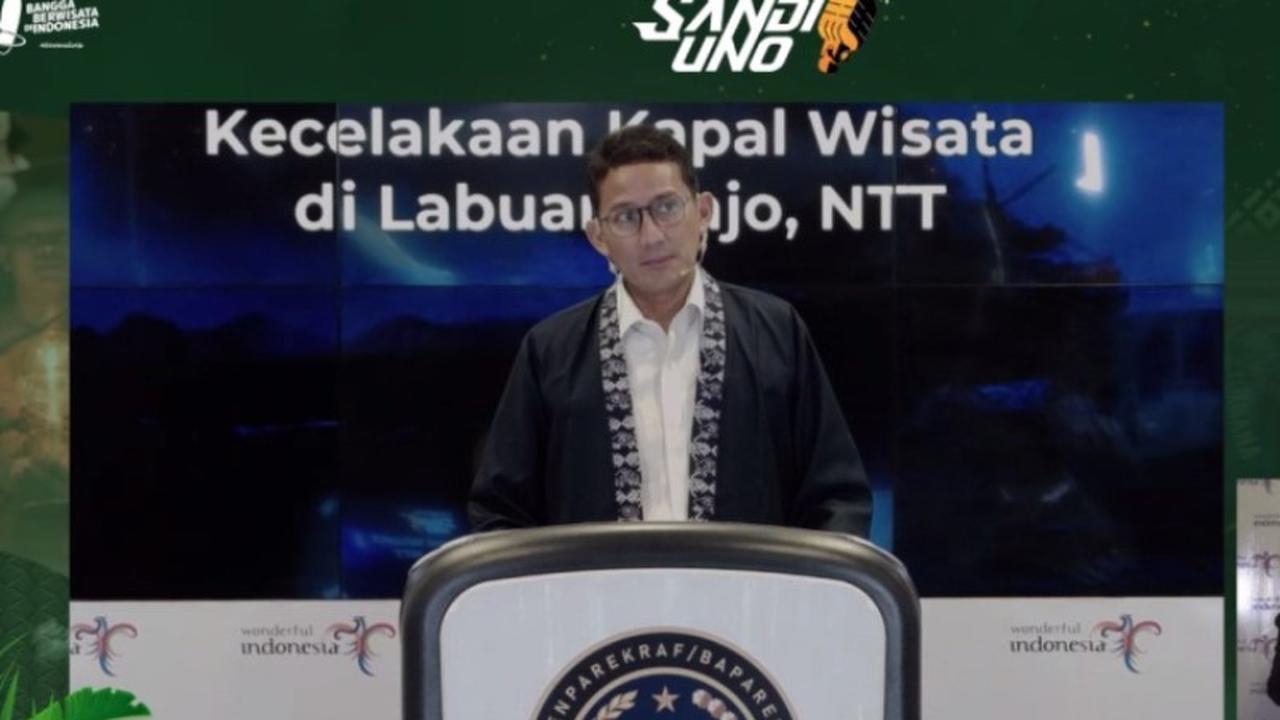 Menparekraf Sandiaga Uno dalam The Weekly Brief with Sandi Uno, Senin, 6 Mei 2024